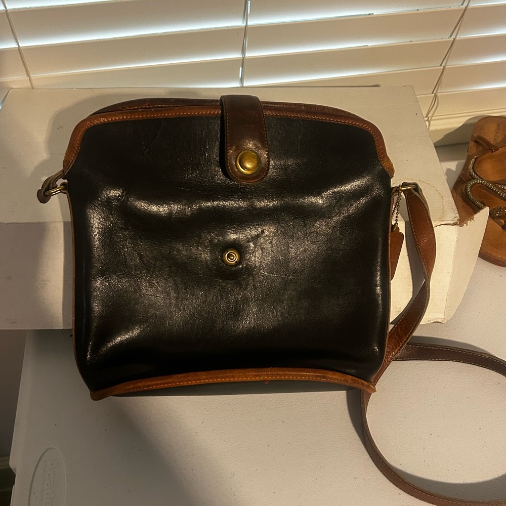 Coach VINTAGE Leather Purse Crossbody Bag Handbag